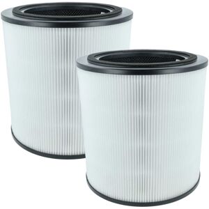 vhbw 2x Activated Carbon Filter compatible with Bosch Air 4000 Air Purifier - H13 Air Filter Black White vhbw 2x Activated Carbon Filter compatible with Bosch Air 4000 Air Purifier - H13 Air Filter Black White