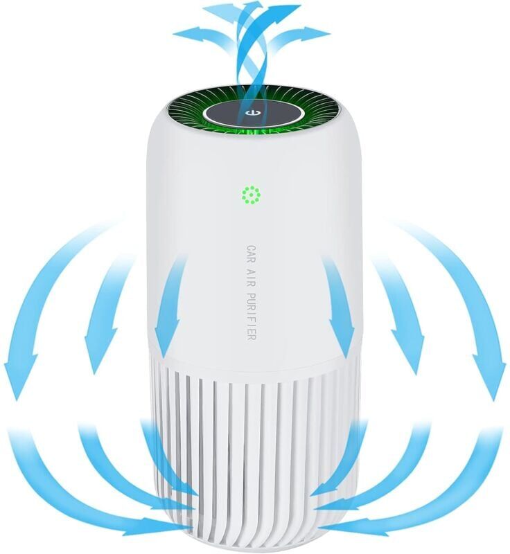 Tinor - Air Purifier for Home Bedroom,Air Purifier with True hepa Filter with uv-c Light, Mini Air Purifier Removes 99.97% Smoke Allergens Dust, Air