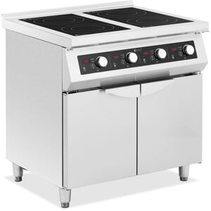 Royal Catering - Induction Hob - 17000 w - 4 cooking surfaces - 60 - 240 °c - Storage space Induction cooker Induction stove