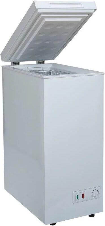 S.i.a - 36cm White Chest Freezer, Freestanding Slimline Compact - sia CHF60W