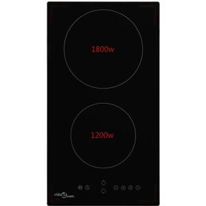 BERKFIELD HOME Mayfair Ceramic Hob with 2 Burners Touch Control 3000 w