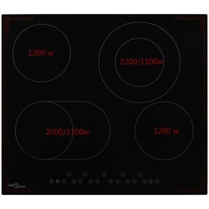 BERKFIELD HOME Mayfair Ceramic Hob with 4 Burners Touch Control 6600 w