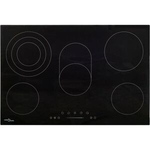 BERKFIELD HOME Royalton Ceramic Hob with 5 Burners Touch Control 90 cm 8500 W