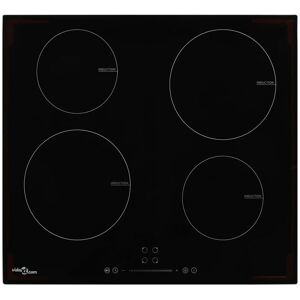 BERKFIELD HOME Royalton Induction Hob with 4 Burners Touch Control Glass 7000 w