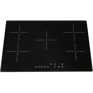 S.i.a - sia CERH75BL 75cm Black 5 Zone Frameless Touch Control Electric Ceramic Hob