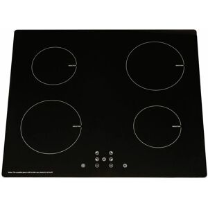 S.i.a - sia INDH60BL 60cm Black 4 Zone Touch Control Electric Induction Hob & Child Lock