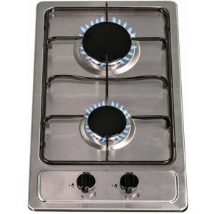 S.i.a - sia SSG301SS 30cm Compact Domino Gas Hob In Stainless Steel With lpg Kit