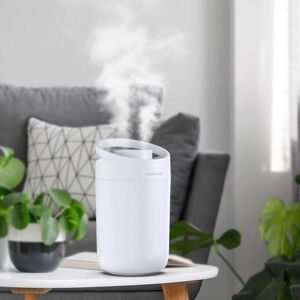 AOUGO 3L Baby Air Humidifier, Quiet Ultrasonic Humidifier, 30 Hours Run Time, No Water Auto Shut Off, for Office/Home/Bedroom, 2 Nozzles, 3 Mist Modes