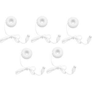 TLILY White donut humidifier usb office desktop mini humidifier portable creative air purifier white X5 I146551A1