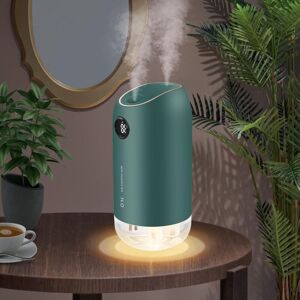 AOUGO 500ML Air Humidifier, 23dB Quiet Ultrasonic Air Humidifier for Baby, Auto Shut-off Home Air Humidifier, for Bedroom Office Yoga, Green AOUGO 500ML Air Humidifier, 23dB Quiet Ultrasonic Air Humidifier for Baby, Auto Shut-off Home Air Humidifier, for Bedroom Office Yoga, Green