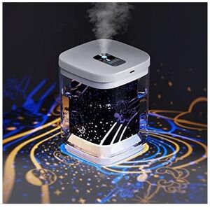 HÉLOISE Air Humidifier 1000ml Portable Ultrasonic Humidifier USB Small Humidifier Auto Shut-off Night Light Function Quiet Humidifier for Bedroom Office HÉLOISE Air Humidifier 1000ml Portable Ultrasonic Humidifier USB Small Humidifier Auto Shut-off Night Light Function Quiet Humidifier for Bedroom Office