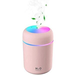 Héloise - Air Humidifier, Mini usb Ultrasonic Humidifier with 7 Color Breathing Light, 2 Mist Mode, Auto Shut Off, for Bedroom Office Auto Home Baby Héloise - Air Humidifier, Mini usb Ultrasonic Humidifier with 7 Color Breathing Light, 2 Mist Mode, Auto Shut Off, for Bedroom Office Auto Home Baby