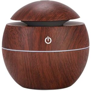 Cyslmuk - Wood Grain Aromatherapy Diffuser, 130ml Essential Oil Diffuser, Portable Ultrasonic Humidifier for Spa, Yoga Room or Office (Dark Wood Cyslmuk - Wood Grain Aromatherapy Diffuser, 130ml Essential Oil Diffuser, Portable Ultrasonic Humidifier for Spa, Yoga Room or Office (Dark Wood