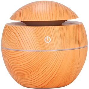 Cyslmuk - Wood Grain Aromatherapy Diffuser, 130ml Essential Oil Diffuser, Portable Ultrasonic Humidifier for Spa, Yoga Room or Office (Light Wood Cyslmuk - Wood Grain Aromatherapy Diffuser, 130ml Essential Oil Diffuser, Portable Ultrasonic Humidifier for Spa, Yoga Room or Office (Light Wood