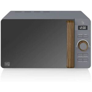 Swan - Nordic led Digital Microwave 20L Grey