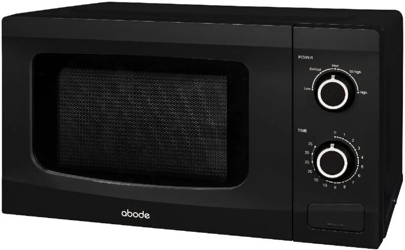 Abode - Black Microwave 700W 20L Manual AMM2001B - Black