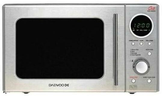 Freestanding Microwave With Grill, Stainless Steel, 20L 700W Daewoo KOG3000SL