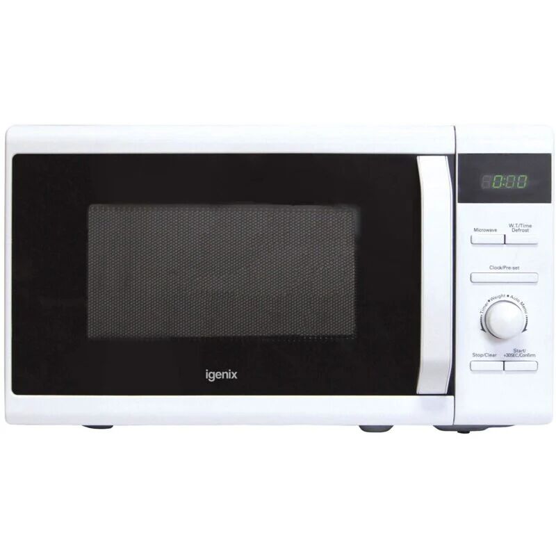Igenix - Digital Microwave, 8 Cooking Settings, 20 Litre, 800W, White - IG2096 - White