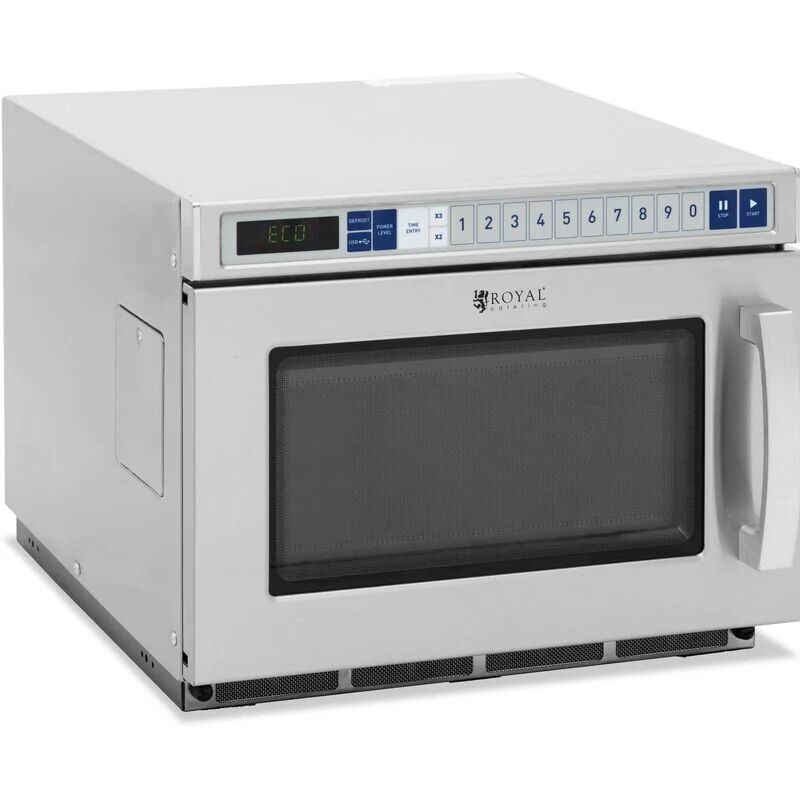 Royal Catering - Microwave Oven Stainless Steel Timer 3000 w 17 l