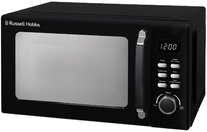 Digital Microwave Black 800W 20L RHM2026B - Black - Russell Hobbs