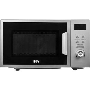 S.i.a - 20L Microwave In Silver, Digital Display, 700W, 8 Auto-Functions - sia FDM21SI