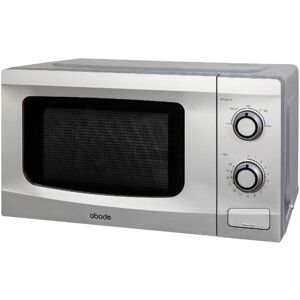 Abode Silver Microwave 700W 20L Manual AMM2001S - Grey