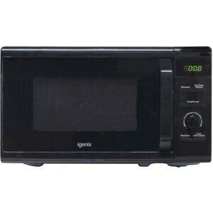 Digital Microwave, 8 Cooking Settings, 20 Litre, 800W, Black - IG2097 - Black - Igenix