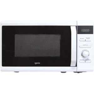 Digital Microwave, 8 Cooking Settings, 20 Litre, 800W, White - IG2096 - White - Igenix