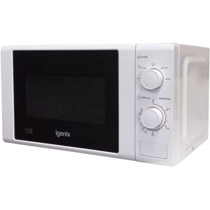 Manual Microwave, 5 Power Settings, 20 Litre, 700W, White - IG2071 - White - Igenix