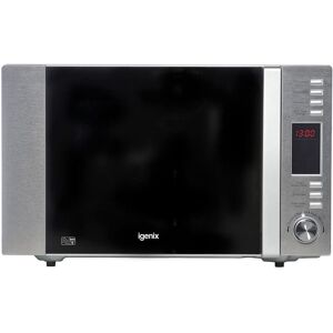 Microwave with Grill & Convection , 30 Litre, 900W, Stainless Steel - IG3091 - Brushed Steel - Igenix