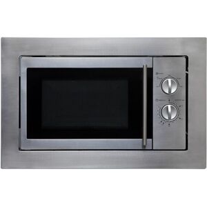 S.I.A Sia Integrated Microwave Oven, 20L Stainless Steel Built In - BIM10SS