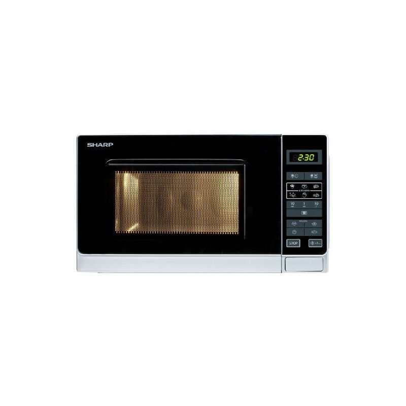 Sharp - Home Appliances R-242INW 20L 800W Metallic,Silver microwave
