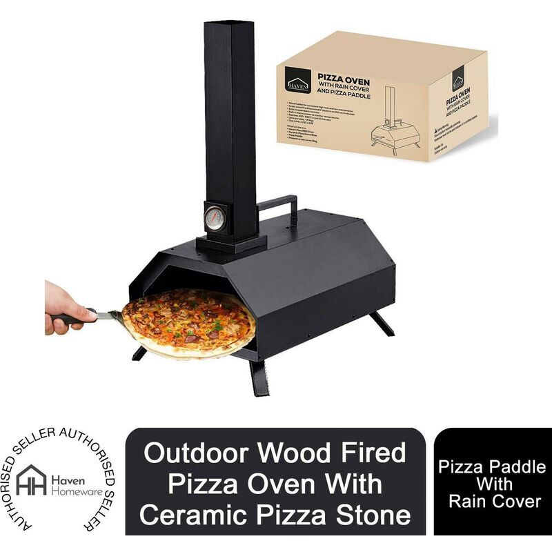 HAVEN Pizza Oven with Ceramic Pizza Stone Pizza Paddle - Haven