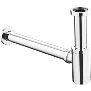 Brass Sink Trap, Universal Design Trap 1 1/4 x 32mm, Adjustable Anti Odor, Chrome Denuotop