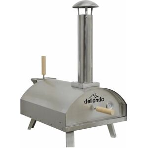 Dellonda 14 Portable Wood Fired Pizza Smoking Oven Stainless Steel DG11 - Sealey