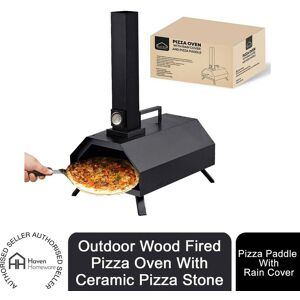 Pizza Oven with Ceramic Pizza Stone Pizza Paddle - Haven