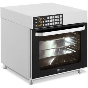 ROYAL CATERING Hot air oven - 2800 w - Timer - 6 functions - 4 Trays Convectomat Combi steamer