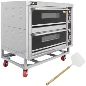 Commercial Baking & Pizza Oven, Large Twin Deck Stone Base, - Kukoo