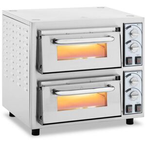 ROYAL CATERING Pizza Oven 2 chamber 4.750 w ø 40 cm