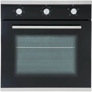 S.I.A Sia SO101 60cm Black Built In Multi Function Electric Single True Fan Oven