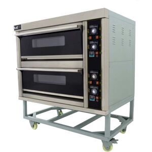 Monster Shop - KuKoo Commercial Baking & Pizza Oven, Large Twin Deck Stone Base,