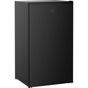 91 Litre Freestanding Under Counter Fridge with Chiller Box, 47.5cm Wide Black - Black - Homcom