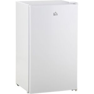 91 Litre Freestanding Under Counter Fridge with Chiller Box, 47.5cm Wide White - White - Homcom