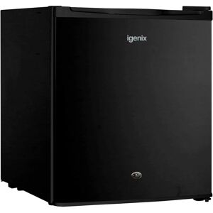 Table Top Fridge, Reversible & Lockable Door, 47 Litre, Black - IG3711BL - Black - Igenix