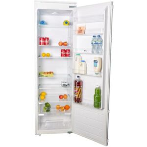 S.i.a - sia RFI106 304L Auto Defrost White Integrated Built In Tall Larder Fridge