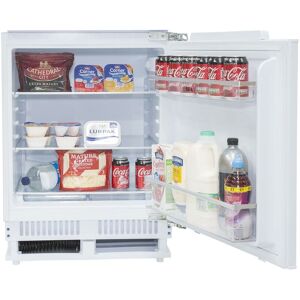 S.I.A Sia RFU101 136L Built In White Integrated Under Counter Fridge With Auto Defrost