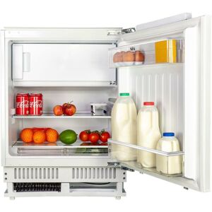 S.I.A Sia RFU102 Built In White Built In Integrated Under Counter Fridge With Ice Box