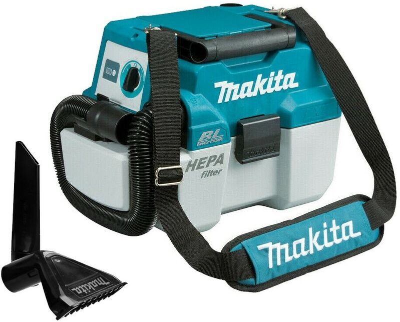 DVC750LZX1 18V Brushless Wet & Dry Vacuum Cleaner lxt L-Class + Strap - Makita