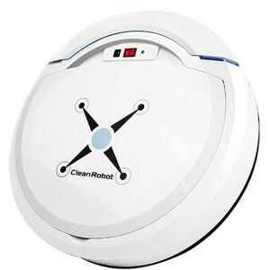 Xuigort - Automatic Sweeping Robot Floor Cleaner, Rechargeable Home Cleaning Intelligent Robot Vacuum Cleaner Sweeping Machine(White)