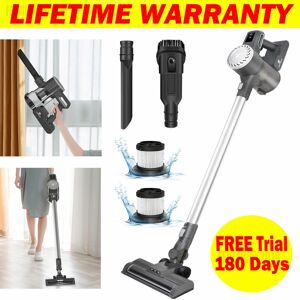 Briefness - Cordless Vacuum Cleaner with 2000m mAh Battery Powerful Stick Vacuum with 2 Mode Suction, 0.4L Dust Cup Rechargeable Carpet Cleaner